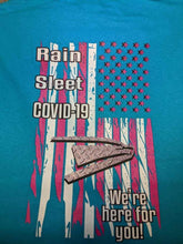 Load image into Gallery viewer, Covid 19 USPS TEAL &amp; PURPLE